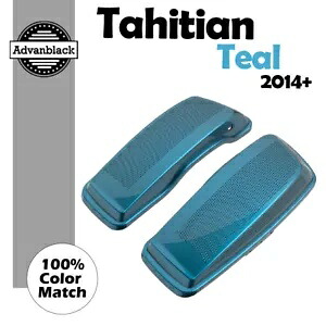 タヒチアン ティール デュアル 6x9 スピーカー蓋 2014 年以降のハーレー ツーリング FLHR FLHXS FLTRX 用 TAHITIAN TEAL Dual 6x9 Speaker Lids For 2014+ Harley Touring FLHR FLHXS FLTRX 【並行輸入品】