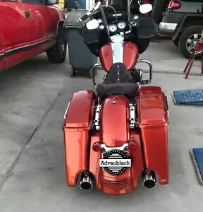 セドナ オレンジ ストレッチ サドルバッグ 拡張バッグ ボトム ハーレー 93-13用 Sedona Orange Stretched Saddlebags Extended Bags Bottoms For Harley 93-13 【並行輸入品】