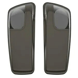 River Rock グレーデニム 5x7 サドルバッグ スピーカー蓋 オーディオカバー ハーレー 2014+ に適合 River Rock Gray Denim 5x7 Saddlebag Speaker Lid Audio Cover Fits Harley 2014+ 【並行輸入品】