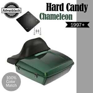 ハード キャンディ カメレオン フレーク チョップド ツアー パック ラップアラウンド ハーレー/ソフテイル 97+用 HARD CANDY CHAMELEON FLAKE Chopped Tour Pack Wrap Around For Harley/Softail 97+ 【並行輸入品】