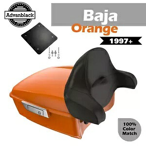 97+ ハーレー/ソフテイル アドバンブラック ラッシュモア キング ツアー パック パック パッド BAJA オレンジに適合 Fits 97+ Harley/Softail Advanblack Rushmore King Tour Pak Pack Pad BAJA ORANGE 【並行輸入品】