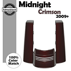 ハーレーツーリング用 MIDNIGHT CRIMSON カットアウトなし ストレッチリアフェンダーエクステンション For Harley Touring MIDNIGHT CRIMSON No Cutout Stretched Rear Fender Extension 【並行輸入品】