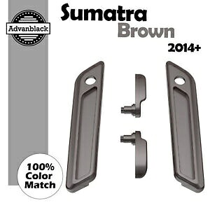 サドルバッグ リッド レバー & ラッチ カバー セット キット 14+ ハーレー ツーリング用 スマトラブラウン Saddlebag Lid Lever & Latch Cover Set Kit For 14+ Harley Touring SUMATRA BROWN 【並行輸入品】