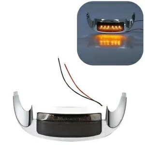 フロントフェンダーチップスモークレンズハーレーエレクトラトライグライドウルトラクラシック14-23に適合 Front Fender Tip Smoke Lens Fit For Harley Electra Tri Glide Ultra Classic 14-23 【並行輸入品】