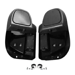 ビビッドブラック下部ベントレッグフェアリングハーレーダビッドソンツーリングモデル14-24に適合 Vivid Black Lower Vented Leg Fairing Fit For Harley Davidson Touring Model 14-24 【並行輸入品】