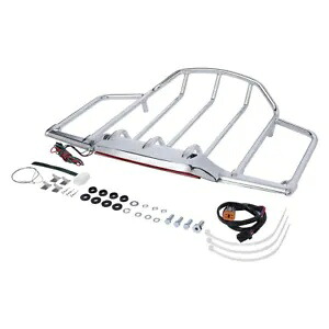 クロームパック トランク 荷物ラック ハーレーツアーパック ロードキンググライド 1993-2013用 Chrome Pack Trunk Luggage Rack Fit For Harley Tour Pak Road King Glide 1993-2013 【並行輸入品】