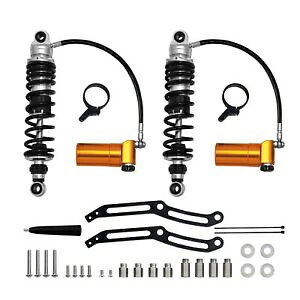 リモートリザーバーリアサスペンションショックハーレーダビッドソンツーリングモデル14-24用 Remote Reservoir Rear Suspension Shocks For Harley Davidson Touring Models 14-24 【並行輸入品】