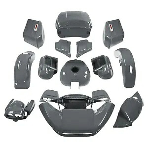 フェアリングボディキットペイントセットハーレーロードグライドリミテッドガンシップグレー15-24に適合 Fairing Body Kit Paint Set Fit For Harley Road Glide Limited Gunship Gray 15-24 【並行輸入品】