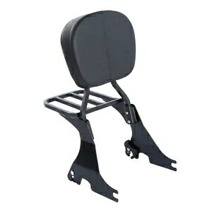 低シーシーバー バックレスト & 荷物ラック ハーレー スポーツスター XL 883 1200 2004-2022用 Low Sissy Bar Backrest & Luggage Rack For Harley Sportster XL 883 1200 2004-2022 【並行輸入品】