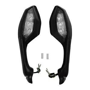 バックミラー LED ウインカーヤマハ YZFR1 2015-2024 YZFR6 17-22 18 に適合 Rear View Mirror LED Turn Signal Fit For Yamaha YZFR1 2015-2024 YZFR6 17-22 18 【並行輸入品】