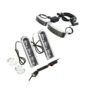 LED インサート サドルバッグ サポート ライト & ブレーキ ターン ライト ハーレー ツーリング 14-24 用 LED Inserts Saddlebag Support Light & Brake Turn Light For Harley Touring 14-24 【並行輸入品】