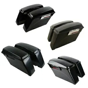 ハードサドルバッグサドルバッグハーレーツーリングロードキングストリートグライド94-13に適合 Hard Saddlebag Saddle bags Fit For Harley Touring Road King Street Glide 94-13 【並行輸入品】