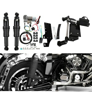 リアエアライドサスペンション 電動センタースタンド付き ハーレーツーリング 09-16 14 15用 Rear Air Ride Suspension W/ Electric Center Stand For Harley Touring 09-16 14 15 【並行輸入品】