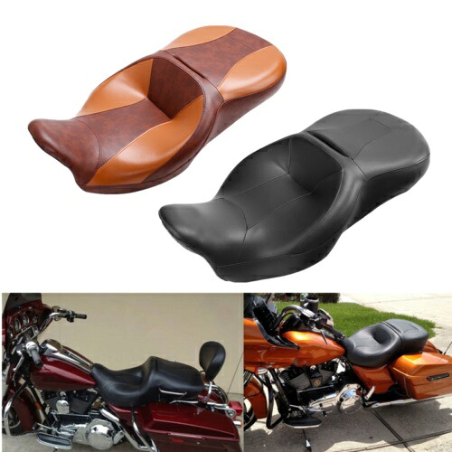 ライダー助手席ハーレーツーリング FLHT FLHX FLHR FLTRX トライグライド 2009-2023 Rider Passenger Seat For Harley Touring FLHT FLHX FLHR FLTRX Tri Glide 2009-2023 【並行輸入品】