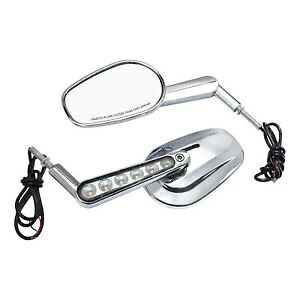 バックミラーマッスル LED ターンシグナルライトハーレー V-ROD VRSCF 09-17 16 Rear View Mirrors Muscle LED Turn Signals Light For Harley V-ROD VRSCF 09-17 16 【並行輸入品】 35,750円