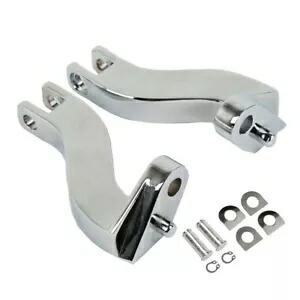 パッセンジャーフットペグマウントブラケットハーレーツーリングエレクトラロードグライド93-24に適合 Passenger Footpeg Mount Bracket Fit For Harley Touring Electra Road Glide 93-24 【並行輸入品】