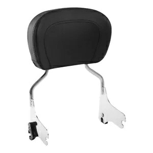 クローム助手席バックレスト シーシーバー ハーレーエレクトラグライド ロードキング 97-08用 Chrome Passenger Backrest Sissy Bar Fit For Harley Electra Glide Road King 97-08 【並行輸入品】