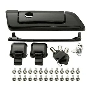 ブラックパック トランク蓋ラッチ ハーレー ツアーパック デビッドソン ツーリング 2014-2024 に適合 Black Pack Trunk Lids Latches Fit For Harley Tour Pak Davidson Touring 2014-2024 【並行輸入品】