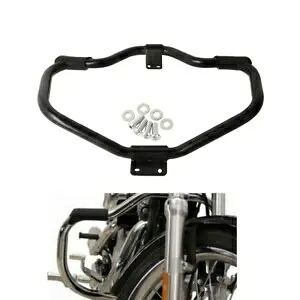 ブラック エンジン ガード ハイウェイ クラッシュ バー ハーレー スポーツスター 883 1200 XL XR 2004-23用 Black Engine Guard Highway Crash Bar For Harley Sportster 883 1200 XL XR 2004-23 【並行輸入品】