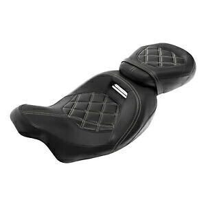 運転席&助手席ハーレーツーリングエレクトラグライドロードキング2009-2023に適合 Driver & Passenger Seat Fit For Harley Touring Electra Glide Road King 2009-2023 【並行輸入品】