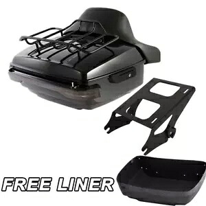 ブラック キング パック トランク テール ライト ハーレー ツアー パック ストリート ロード グライド 14-23 に適合 Black King Pack Trunk Tail Light Fit For Harley Tour Pak Street Road Glide 14-23 【並行輸入品】
