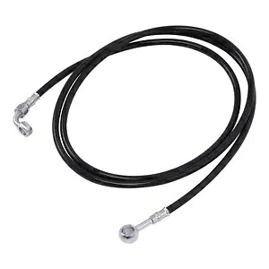 ブラック 16 インチ ブレーキラインホース ハーレー ツーリング エレクトラ ストリート ロード グライド ABS に適合 Black 16'' Brake Line Hose Fit For Harley Touring Electra Street Road Glide ABS 【並行輸入品】 35,035円
