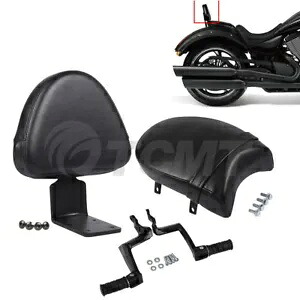 ブラックバックレストシーシーバー/助手席/フットペグフィットビクトリーガンナージャッジ Black Backrest Sissy Bar /Passenger Seat /Foot Pegs Fit For Victory Gunner Judge 【並行輸入品】