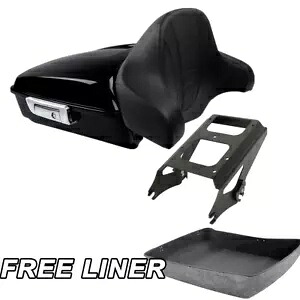 チョップドパック トランクパッドマウントラック ハーレーツアーパックツーリング ストリートグライド 09-13用 Chopped Pack Trunk Pad Mount Rack For Harley Tour Pak Touring Street Glide 09-13 【並行輸入品】