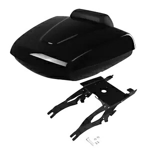 ロープロファイルパック トランク バックレスト マウント ラック インディアン チーフテン 14-23 ブラックに適合 Low Profile Pack Trunk Backrest Mount Rack Fit For Indian Chieftain 14-23 Black 【並行輸入品】
