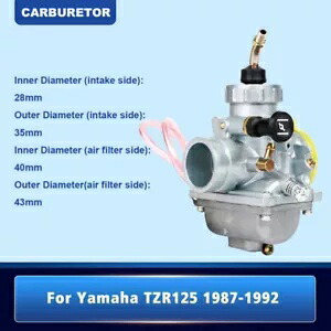 キャブレター 00-04 ヤマハ TZR125 1987-1992 DT125 1987-1988 に適合 Carburetor Fit For 00-04 Yamaha TZR125 1987-1992 DT125 1987-1988 【並行輸入品】