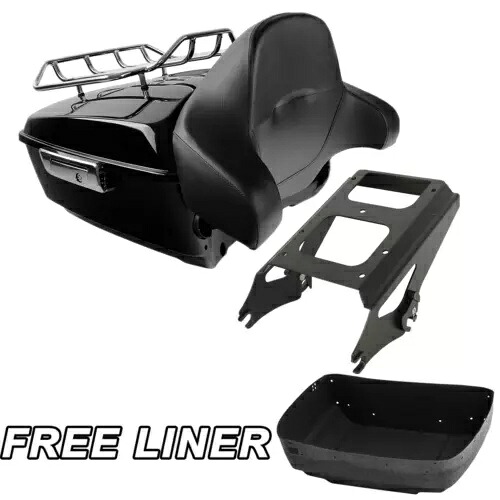 キングパック トランクパッドマウントラック ハーレーツアーパック ストリートグライド 2009-2013 米国に適合 King Pack Trunk Pad Mount Rack Fit For Harley Tour Pak Street Glide 2009-2013 US 【並行輸入品】