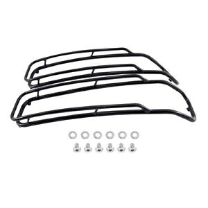 ブラックサドルバッグ蓋トップレールガードハーレーエレクトラストリートグライド2014-24に適合 Black Saddlebags Lid Top Rail Guards Fit For Harley Electra Street Glide 2014-24 【並行輸入品】