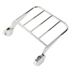 クローム 荷物ラック ハーレー ツーリング ロードキング エレクトラ ストリート グライド 97-08 に適合 Chrome Luggage Rack Fit For Harley Touring Road King Electra Street Glide 97-08 【並行輸入品】
