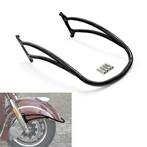 インディアン チーフテン ダークホース 16-17 ロードマスター 15-23 用ブラック フロント フェンダー バンパー Black Front Fender Bumper For Indian Chieftain Dark Horse 16-17 Roadmaster 15-23 【並行輸入品】