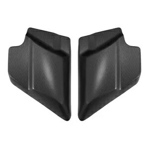 カーボンファイバーマットブラックサイドカバーパネルハーレーツーリンググライド 09-23 22 に適合 Carbon Fiber Matte Black Side Cover Panel Fit For Harley Touring Glide 09-23 22 【並行輸入品】