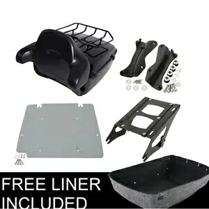 キングパック トランクプレートラック & ハードウェアパッド ハーレーツアーパックツーリング 14-24 に適合 King Pack Trunk Plate Rack & Hardware Pad Fit For Harley Tour Pak Touring 14-24 【並行輸入品】