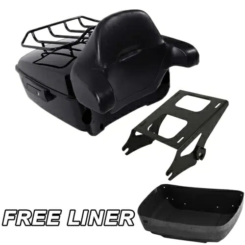 キングパック トランクマウントラック ハーレーツアーパック エレクトラ ロードグライド 2014-2024 に適合 King Pack Trunk Mount Rack Fit For Harley Tour Pack Electra Road Glide 2014-2024 【並行輸入品】