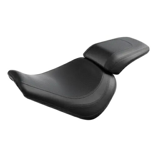ブラックドライバーライダー助手席ハーレーファットボーイ FLFB FLFBS 18-22 19 米国に適合 Black Driver Rider Passenger Seat Fit For Harley Fat Boy FLFB FLFBS 18-22 19 US 【並行輸入品】