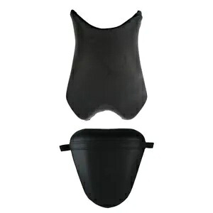 運転席ライダー & 助手席ピリオンフィットヤマハ YZF R6 YZF-R6 2008-16 ブラック Driver Rider & Passenger Seat Pillion Fit For Yamaha YZF R6 YZF-R6 2008-16 Black 【並行輸入品】