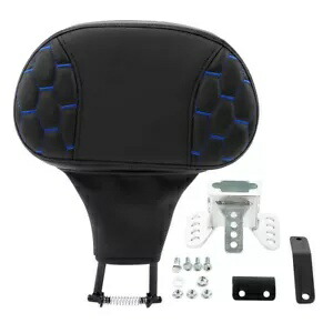 ドライバーバックレストパッドフィットハーレーツーリングエレクトラストリートロードグライドキングブラック Driver Backrest Pad Fit For Harley Touring Electra Street Road Glide King Black 【並行輸入品】