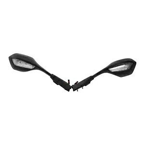L&R バックミラー LED ターンシグナルライト BMW S1000RR 2019-2024 2020 に適合 L&R Rear-View Mirrors LED Turn Signals Light Fit For BMW S1000RR 2019-2024 2020 【並行輸入品】