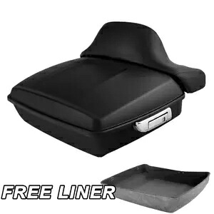 マットチョップドパックトランク背もたれパッドハーレーツアーパックストリートグライド14-24に適合 Matt Chopped Pack Trunk Backrest Pad Fit For Harley Tour Pak Street Glide 14-24 【並行輸入品】