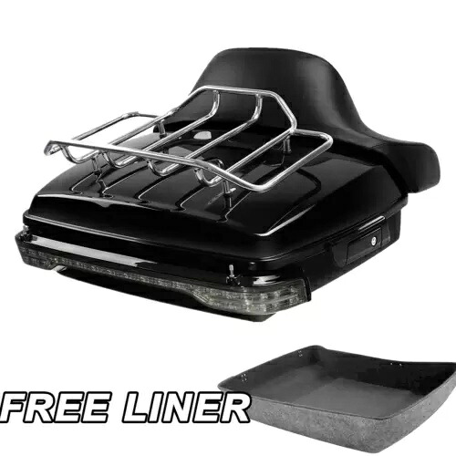 チョップドパック トランクパッド トップラック ライト ハーレー ツアーパック ストリート グライド 14 アップ用 Chopped Pack Trunk Pad Top Rack Light Fit For Harley Tour Pak Street Glide 14-Up 【並行輸入品】