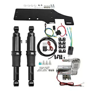 リアエアライドサスペンションキットハーレーツーリングエレクトラロードグライド 94-24 22 に適合 Rear Air Ride Suspension Kit Fit For Harley Touring Electra Road Glide 94-24 22 【並行輸入品】