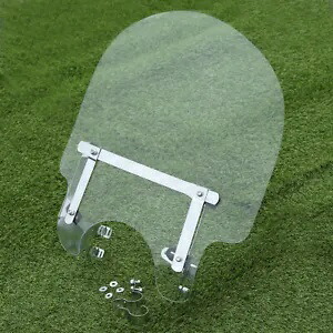 フロントガラス フロントガラス 39mm クランプ付き ハーレーダイナ スポーツスター 883 1200 XLに適合 Windscreen Windshield W/ 39mm Clamps Fit For Harley Dyna Sportster 883 1200 XL 【並行輸入品】