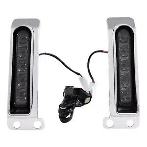 LED インサート サドルバッグ サポート ライト ハーレー ツーリング ロード グライド キング 14-Up に適合 LED Inserts Saddlebag Support Light Fit For Harley Touring Road Glide King 14-Up 【並行輸入品】