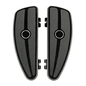 ブラック ハーフシールド ライダー フットボード ハーレー エレクトラ ストリート グライド 1986-2024 に適合 Black Half-Shield Rider Footboard Fit For Harley Electra Street Glide 1986-2024 【並行輸入品】