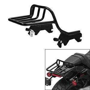 ブラック ツーアップ 荷物ラック ハーレー ローライダー FXLR スポーツ グライド FLSB 2018-Up に適合 Black Two-Up Luggage Rack Fit For Harley Low Rider FXLR Sport Glide FLSB 2018-Up 【並行輸入品】