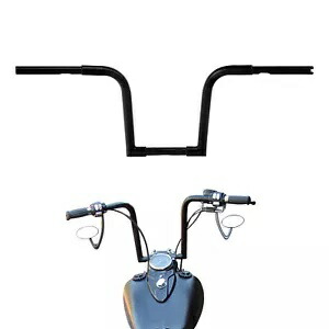 1.25インチ ファット 12インチ ライズ エイプ ハンガー バー ハンドルバー ハーレースポーツスター XL883 1200用 1.25\