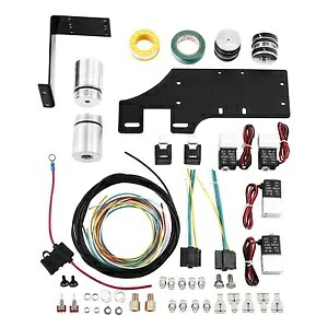 フロントエアライドサスペンションロワーキットハーレーツーリングロードグライド2014年以降に適合 Front Air Ride Suspension Lowering Kit Fit For Harley Touring Road Glide 2014-Up 【並行輸入品】